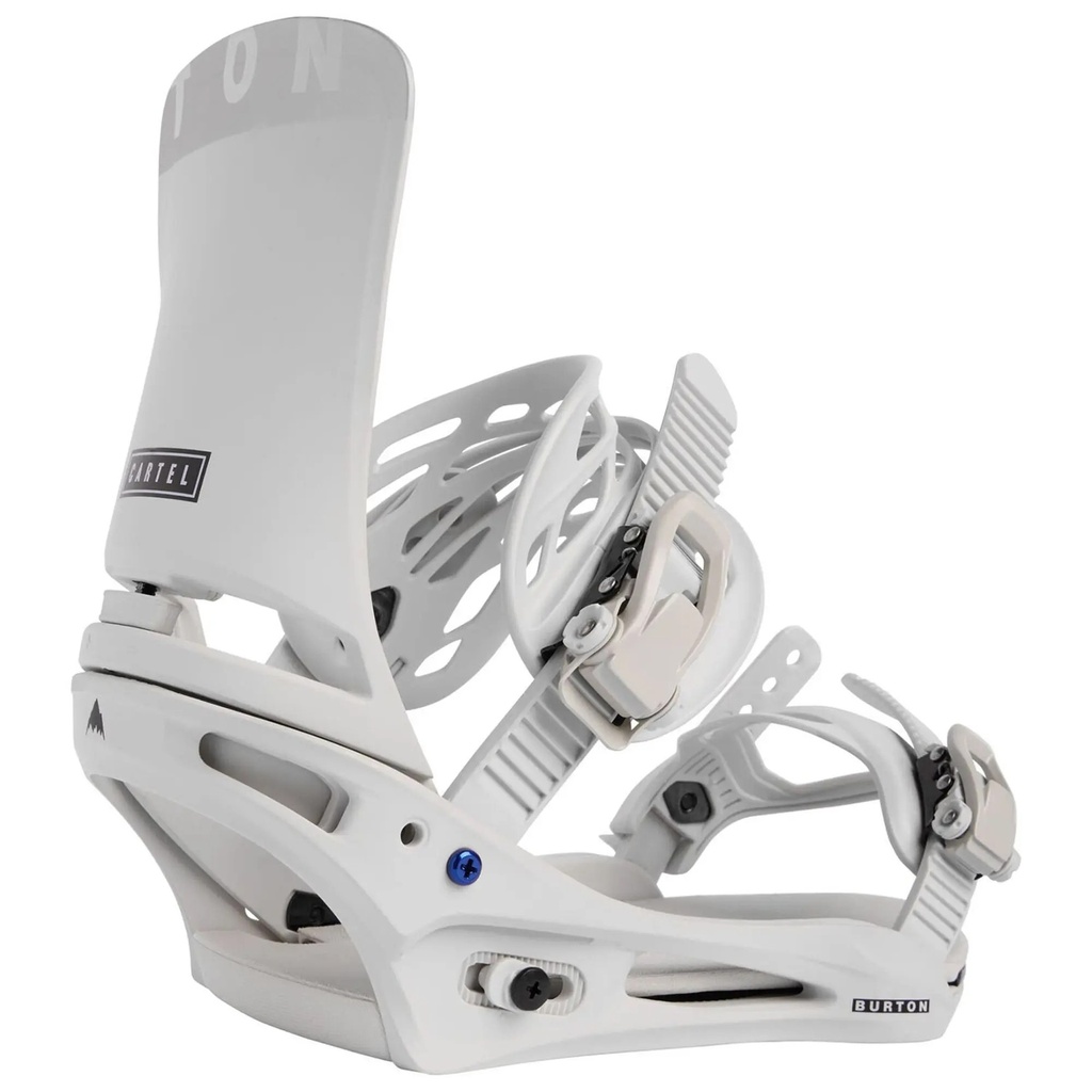 Burton Cartel re:flex スノーボード ビンディング ホワイト Burton Men's Cartel Re:Flex Snowboard Bindings | Sun & Ski Sports